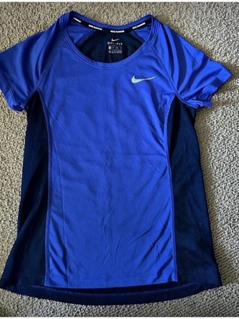 Nike Dri-FIT Short Sleeve Blue XS Like New